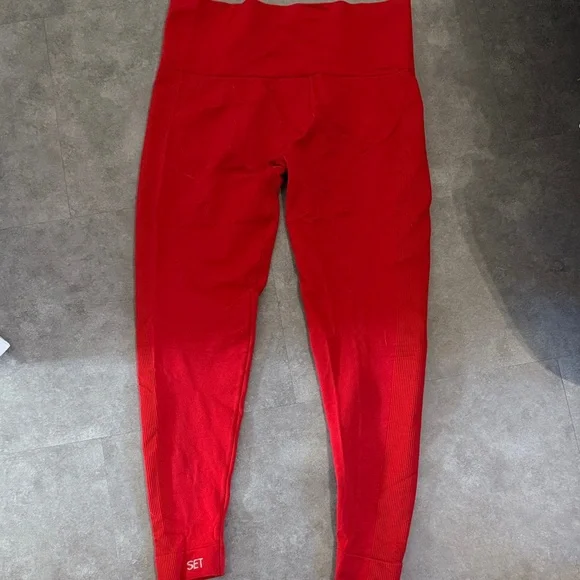 Set Active High Waisted Reg Leggings - Picture 2 of 4